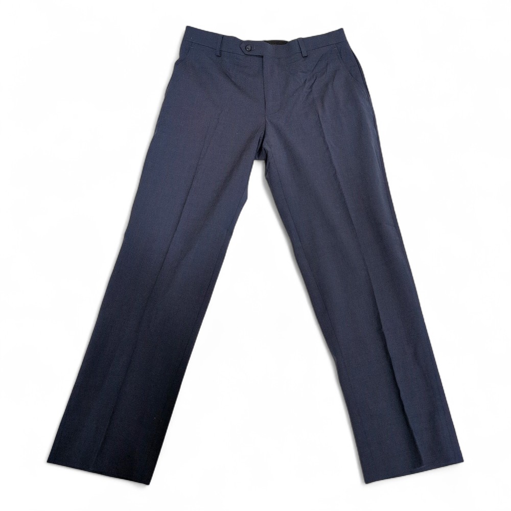 Joseph Abboud Men's Navy Dress Pants W32 Classic Fit